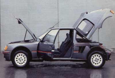 205 turbo 16 serie 200